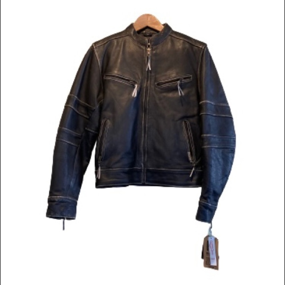 Milwaukee Distressed Leather Crazy Horse Jacket